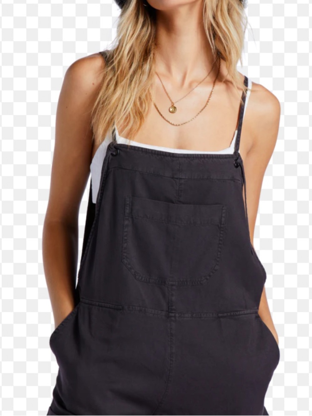 Billabong Women’s Black Overalls